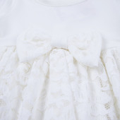 Бебешка рокля "Кали" в цвят екрю 3