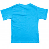 Детска тениска "Let's go boys" в синьо 2