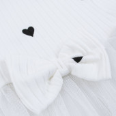 Детска лятна рокля "Hearts" в бяло 3