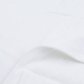Двупластова пелена от памучен ажур в бяло 75х90 3