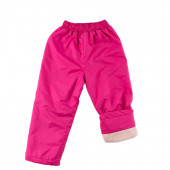 Детски шушляков панталон с вата в циклама (1 - 12 год.) 2