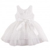 Празнична рокля "Бяла нежност" (9 мес. - 6 год.) 2