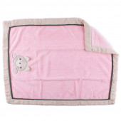 Бебешко одеяло в розов цвят "Коте" 92/76 см  2