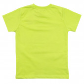 Детска тениска с анимационен герой в зелено 2