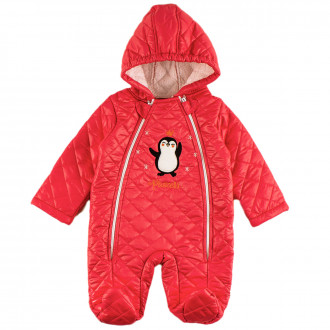Бебешки ескимос в цвят диня за момичета 1