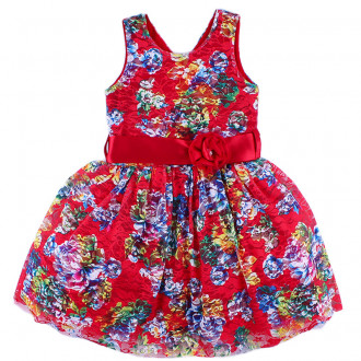 Цветна дантелена детска рокля  "Зара" (4 - 9 год.) 1