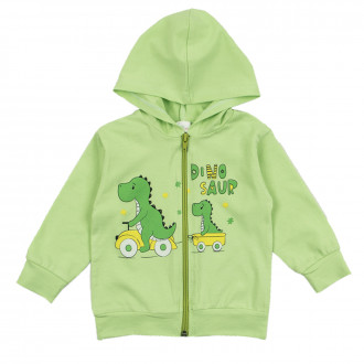 Детски суичер в зелено "Dino" 1