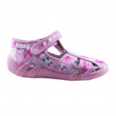 Анатомични дишащи текстилни обувки с котета в розово 2