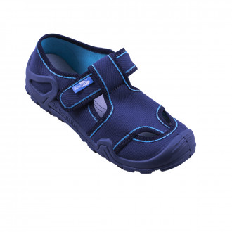 Анатомични дишащи текстилни обувки  в пастелно синьо 1