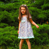 Детска трикотажна рокля "Азалия" (1 - 7 год.) 2
