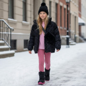 Яке в черен леопардов принт и чантичка 8