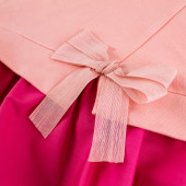 Детски комплект за момичета в опушено розово