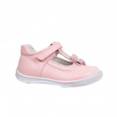Анатомични обувки за момичета в розово с цветенце 3