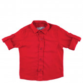 Детска риза в червено за момчета 3
