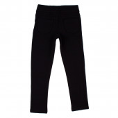 Ватиран клин-панталон в черен цвят 2