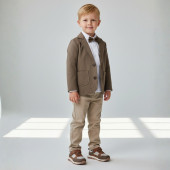 Официален комплект от 4 части "Gentleman" в бежово 2