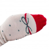Детски памучен чорапогащник в екрю (1 - 24 мес.) 2