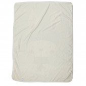 Бебешко одеяло от ко-полар със зайче 100/72 см 2