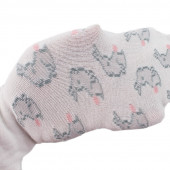 Детски памучен чорапогащник в цвят екрю (1 - 12 мес.) 2
