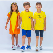 Бебешка тениска в жълто за момчета (6 - 24 мес.) 4