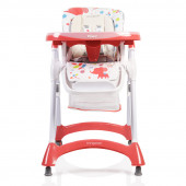 Детски стол за хранене Mint червен 2