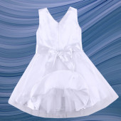 Детска официална бяла рокля "Дияна" (1 - 9 год.) 2