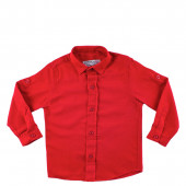 Детска риза в червено за момчета 2