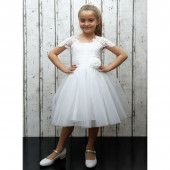 Официална рокля ''Анабел" в бяло 4