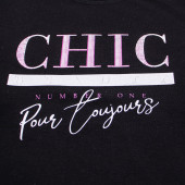 Детскa блуза за момичета "Chic" в черно 3