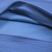 Плътна капитонирана блуза за момчета в синьо 4