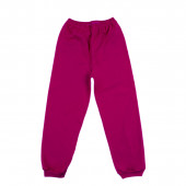 Детска памучна пижама за момичета в розово и циклама 3
