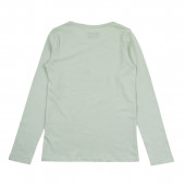 Детска памучна блуза "Mariland" в зелено 2