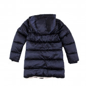 Зимно яке с поларена подплата в тъмносиньо 3