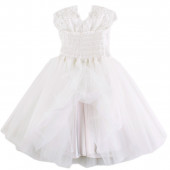 Официална рокля ''Анабел" в бяло 2