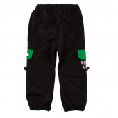 Шушляков панталон в черно и зелено за момчета 