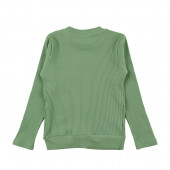 Блуза за момичета в зелено 2