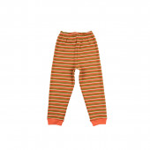 Детска памучна пижама в цвят сьомга 4