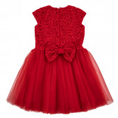 Празнична рокля ,,Анабел" в червено 2