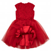 Празнична рокля ,,Анабел" в червено 3