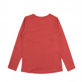 Детска блуза за момичета в цвят корал 2