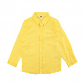 Детска риза в жълто  за момчета 2