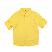 Детска риза в жълто  за момчета 3