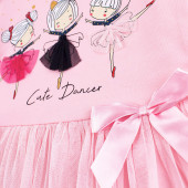 Детска рокля ,,Сиси" в розов цвят 3
