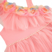 Официална рокля в розово ,,Ети" 2