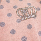 Бебешка рокля в опушено розово "Жана"