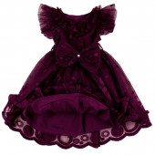 Официална рокля "Шарлот" в лилав цвят 4