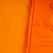 Детска грейка с качулка в оранжево 4