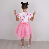 Детска празнична рокля ,,Сияна" в розово