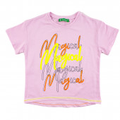 Детска тениска за момичета в лилав цвят 2