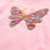 Леко ватирана блуза с пайети в розово (1 - 7 год.) 2